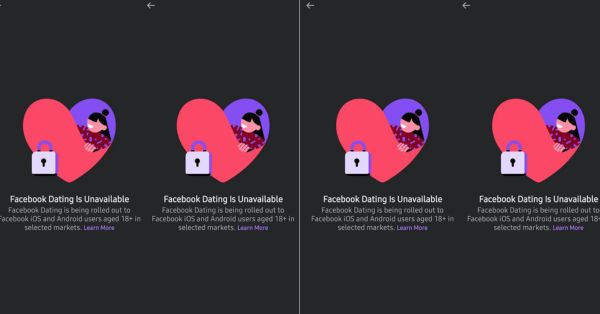 Facebook Dating Unavailable