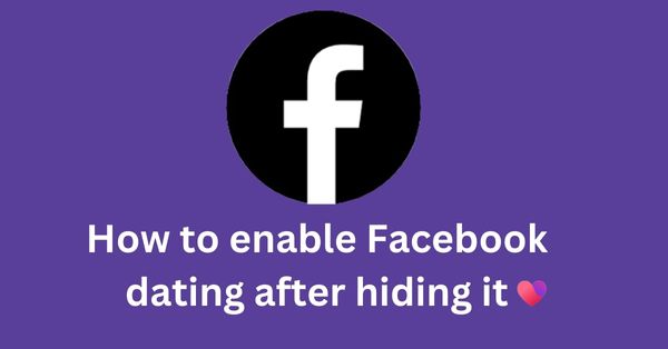 enable Facebook dating
